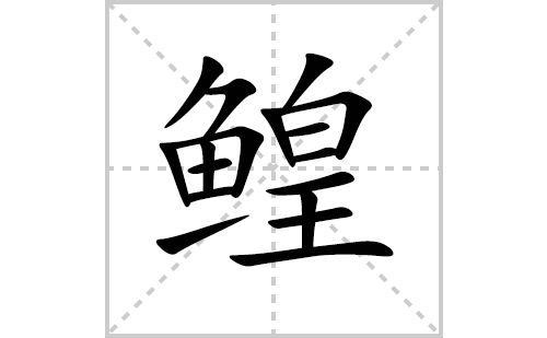 鳇的笔顺笔画怎么写(鳇的拼音、部首、解释及成语解读)