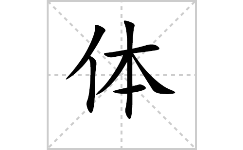 体的笔顺笔画怎么写（体的笔画、拼音、解释及成语详解）