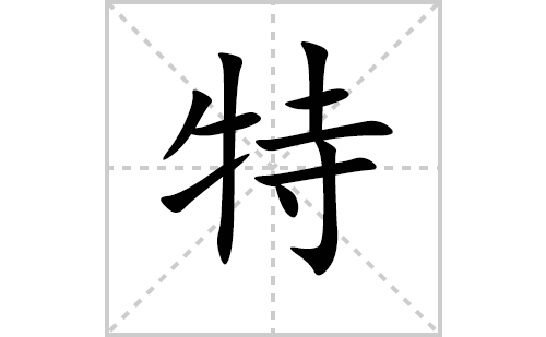 特的笔顺笔画怎么写（特的笔画、拼音、解释及成语详解）