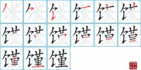 馑的笔顺笔画怎么写-汉字馑的拼音、部首及成语组词