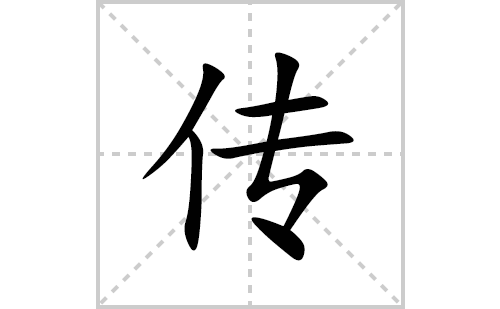 传的笔顺笔画怎么写(传的拼音、部首、解释及成语解读)